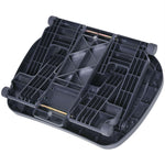Ergonomische voetensteun voor kantoor, in hoogte en helling verstelbaar, 45L x 34B cm, grijs