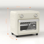 10L Friteuse sans huile mini four à air chaud 1 000 W avec température réglable 80°C-230°C, minuterie, 32x27,2x29,8cm