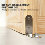 Armoire de Jardin en Bois Abri à Outils Rangement Extérieur Toit en Pointe en Asphalte 82x50x190cm Bois Naturel