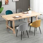 Lot de 4 chaises salle à manger chaise de cuisine scandinave chaise en velours rembourrée avec pieds effilés en métal, pour salon, salle à manger, multicolore