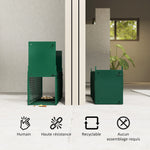 Piège Vivant Cage Attrape 60 x 18 x 20 cm Piège Fouine pour Martres, Rats, Souris - 2 entrées + poignée - métal vert