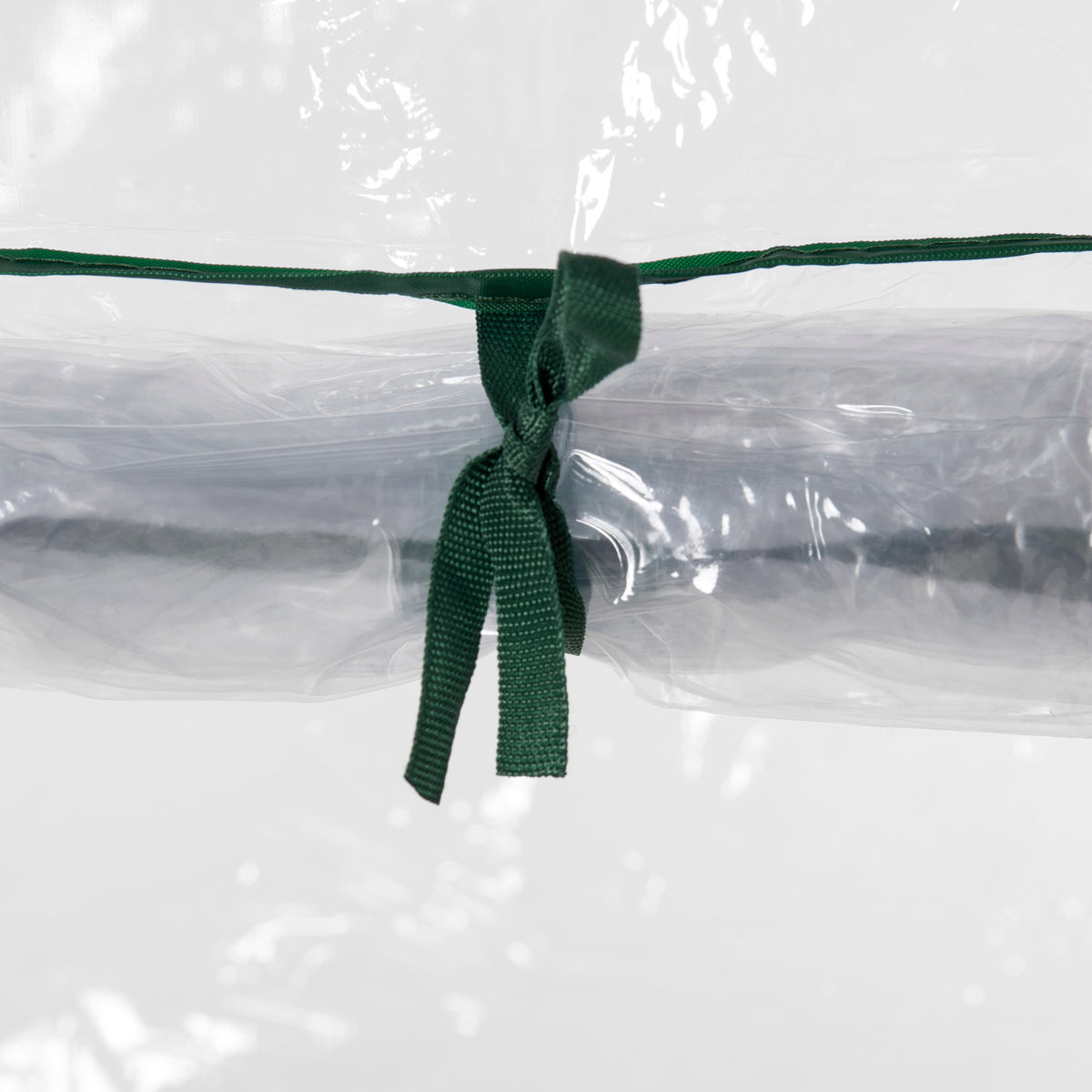Serre de jardin, serre de balcon, bâche renforcée PVC, châssis en acier, porte zippée enroulable, pour légumes plantes fleurs en toutes saisons intérieur et extérieur, 100 x 50 x 150 cm blanc
