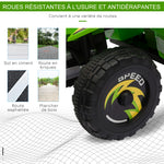 Quad électrique pour enfants 18-36 mois véhicule à batterie 6V avec marche avant et arrière 72 x 40 x 45,5 cm vert
