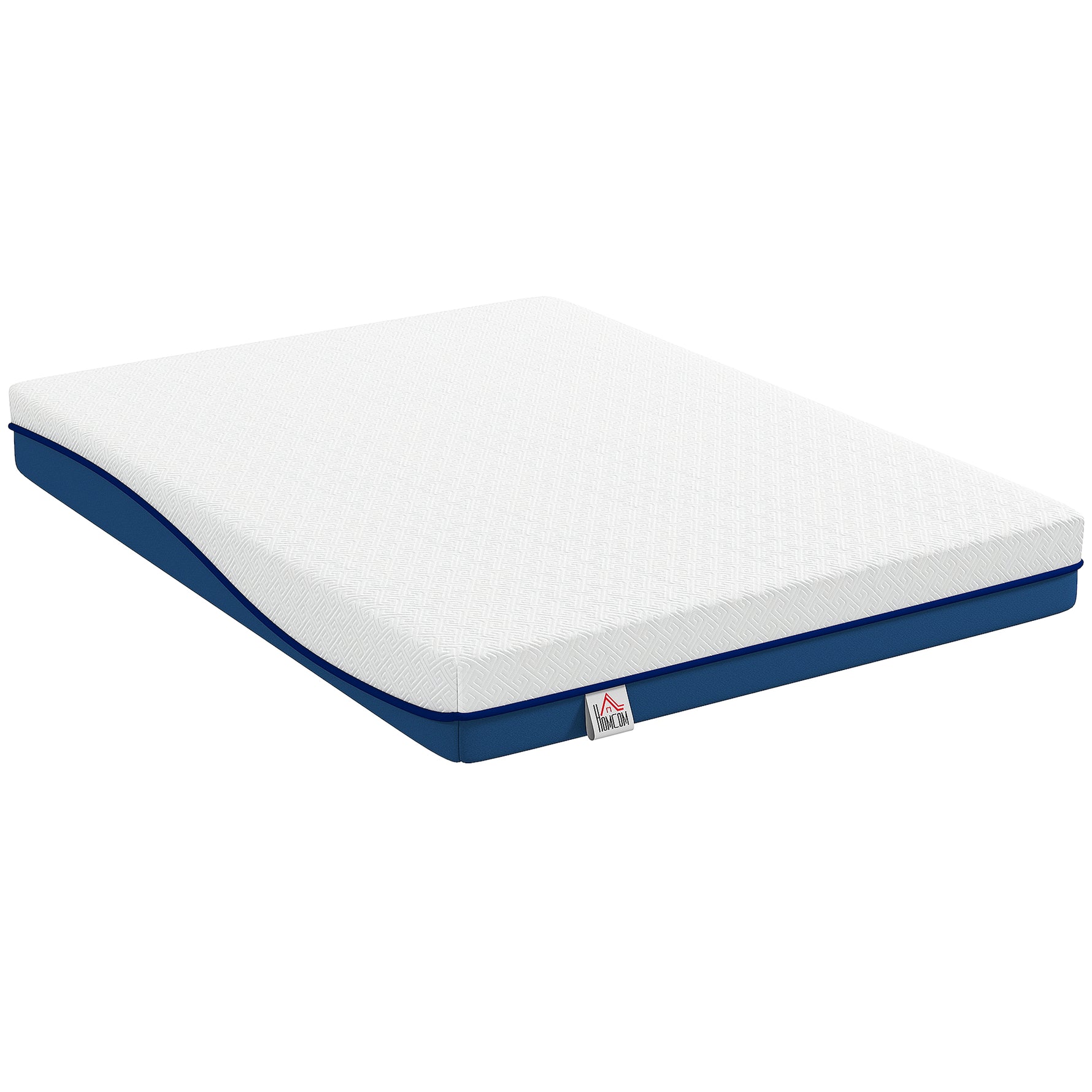 Matelas 140x190cm, matelas 2 personnes, mousse à mémoire de forme au thé vert, housse amovible lavable, fermeté moyenne
