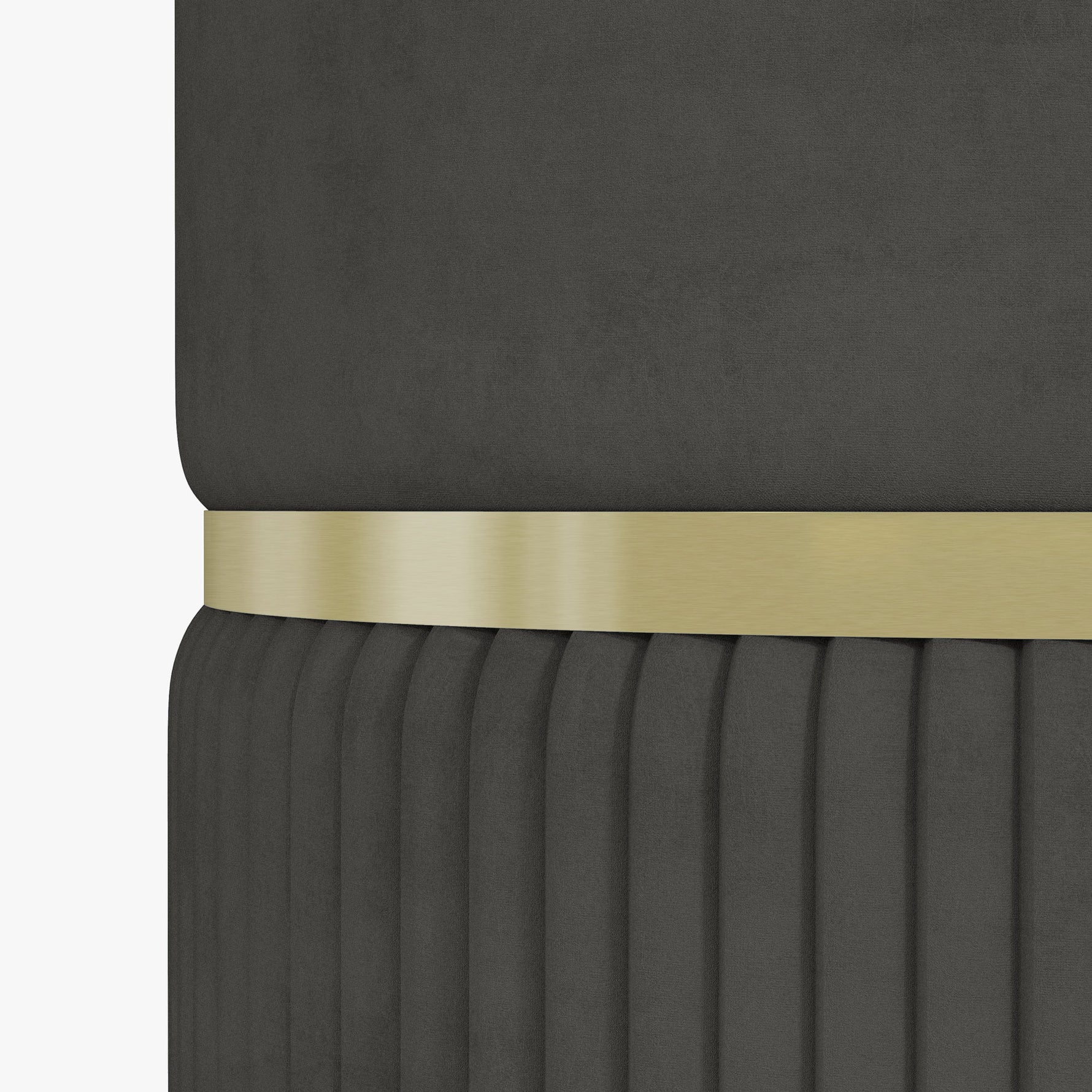 Pouf tabouret repose-pied coffre de rangement en velours côtelé 36 x 36 x 44 cm pour salon chambre gris-6