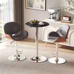 Table de Bar Table Bistro Mange-debout Chic Style Contemporain Hauteur réglable 67-93 cm Ø 63 cm Plateau