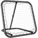 Filet de rebond de football rebondisseur de football ajustable pliable portable 4 piquets de fixations au sol filet de PE noir blanc 78 x 84 x 78 cm