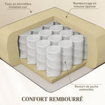 Fauteuil relax inclinable électrique releveur avec repose-pied et télécommande 86 x 92 x 102 cm Beige