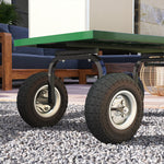 Lot de 2 Pneus Pneumatiques de Remplacement Alésage de 16mm pour Chariot de Jardin, Brouette et diable