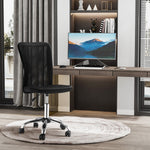 Chaise de Bureau Ergonomique, Fauteuil de Bureau, Hauteur Réglable, Piètement Chromé Noir