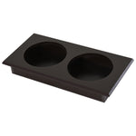 Gamelles chiens surélevées gamelle double chien chat Porte-gamelles surélevé 60L x 30l x 41H cm bois chocolat