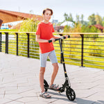 Trottinette pliable pour enfant avec guidon réglable en hauteur et double frein 86 x 35 x 93-103 cm noir