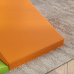 4 blocs de construction XL - modules de motricité - mousse EPE polyuréthane, vert orange violet et bleu