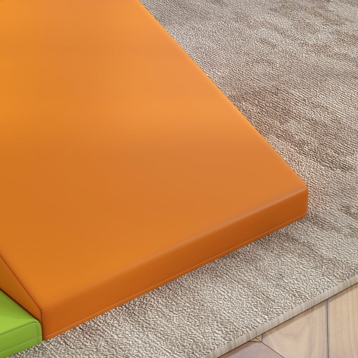 4 blocs de construction XL - modules de motricité - mousse EPE polyuréthane, vert orange violet et bleu