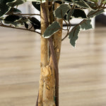 Plante artificielle ficus tronc branches liane lichen feuilles grand réalisme pot inclus hauteur 1,3 m