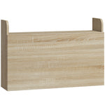 Bureau suspendu table murale table d'ordinateur murale et tablette rabattable avec rangements - 77 x 20 x 51 cm