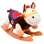 Jouet à bascule cheval à bascule modèle âne marron beige blanc