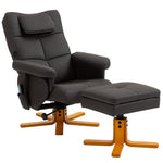 Sillón de masaje con reposapiés, respaldo reclinable hasta 135°, compartimento de almacenamiento, mando a distancia