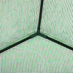 Serre de Jardin avec Étagères 3 Niveaux, Petite Serre de Balcon en Bâche PE 140 g/㎡ Renforcée 141 x 72 x 191 cm, Vert