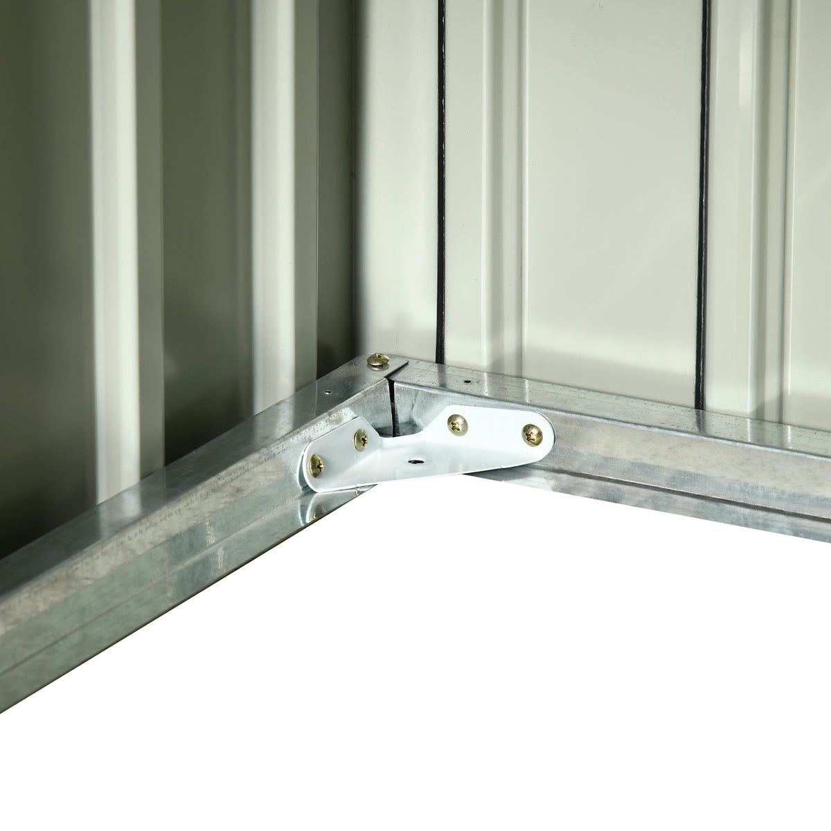 Abri de jardin pour tondeuse à gazon robot-tondeuse - garage tondeuse robot - tôle acier gris