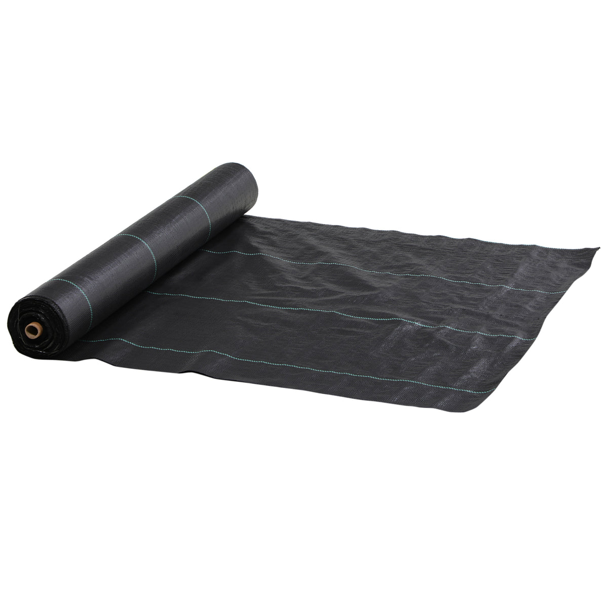 Toile de paillage géotextile de paillage contre les mauvais herbes 100 x 2 m résistant aux déchirures polypropylène noir