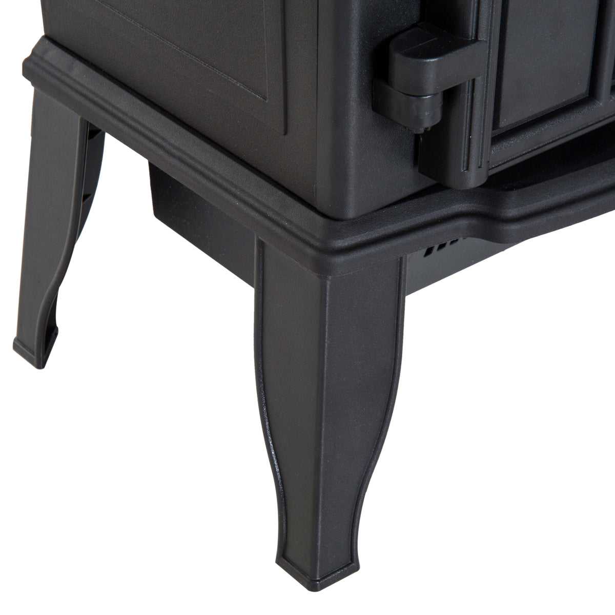 Cheminée électrique sur pied 1000/2000 W, fausse cheminée décorative avec effet flamme LED, protection contre la surchauffe, zone de couverture 15-30 m², noir