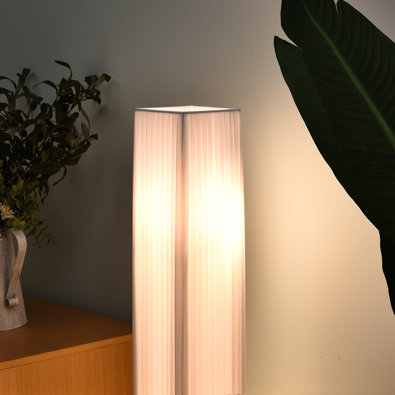 Lampadaire Lampe sur Pied de Salon Style Moderne Lampadaire sur Pied avec Interrupteur Acier Blanc