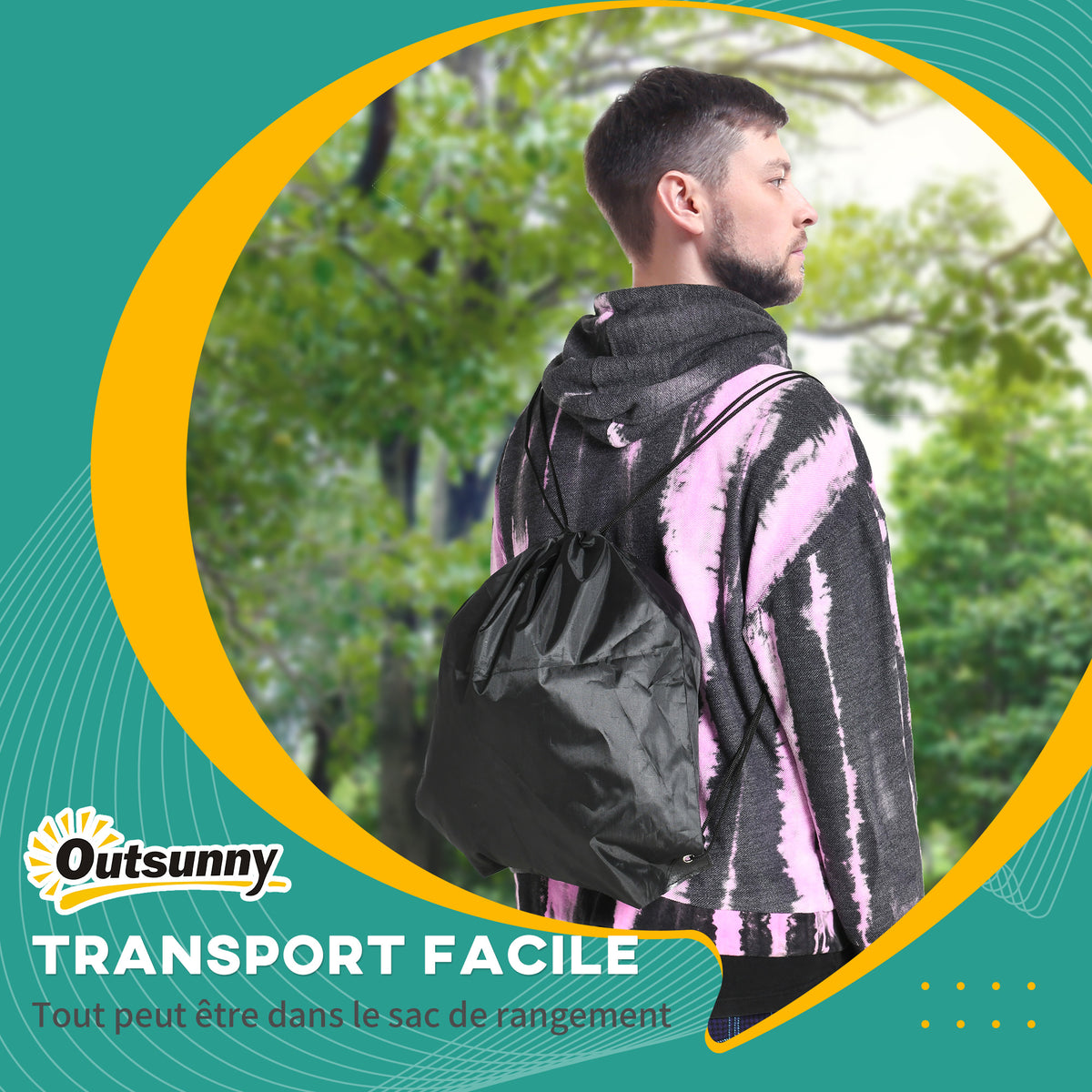 Percorso a ostacoli ninja per bambini, 30 accessori e borsa per il trasporto, 10 m di slackline blu nero rosso