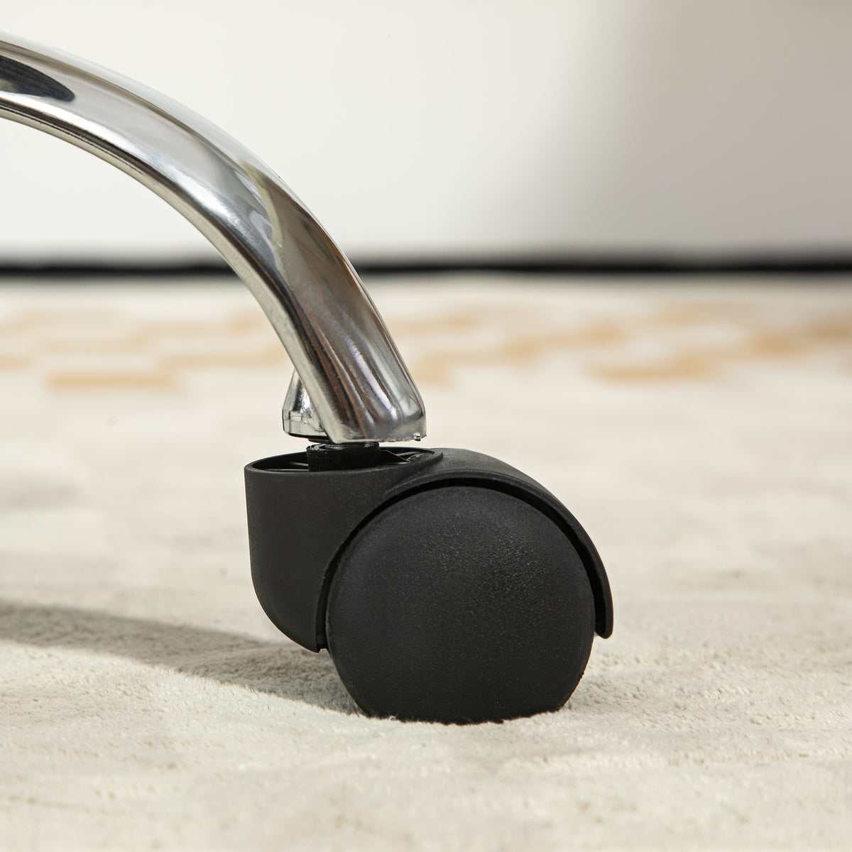 Tabouret à roulettes tabouret de travail avec hauteur réglable 44-56 cm et dossier, pivotant 360°, gris