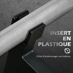 Cric d'haltères supports de barbell en acier avec poignée antidérapante pour musculation à domicile charge max. 200kg