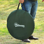 Tente de douche pop-up tente de toilette pliable et portable anti-UV sac de transport inclus pour plage, pêche, randonnée, bain, l'extérieur, vert