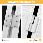 Rampe de fauteuil roulant rampe de chargement rampe d'accès antidérapante pliable avec bordures dim. 183L x 72l cm alu