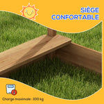 Holz-Sandkasten in Hausform für Kinder mit Vordach, 2 Becken, Spüle und Tafel, 124 x 116 x 146 cm, Schwarz