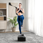 Aerobic Stepper, Marche d'Exercice, 5 Hauteurs Réglables de 10/15/20/25/30 cm, Charge 150 kg, Gris