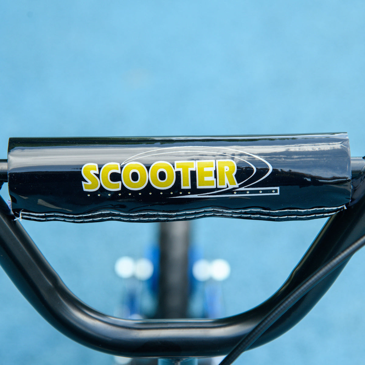 Trottinette patinette scooter enfant grandes roues de 6 à 12 ans hauteur réglable frein arrière béquille bleu