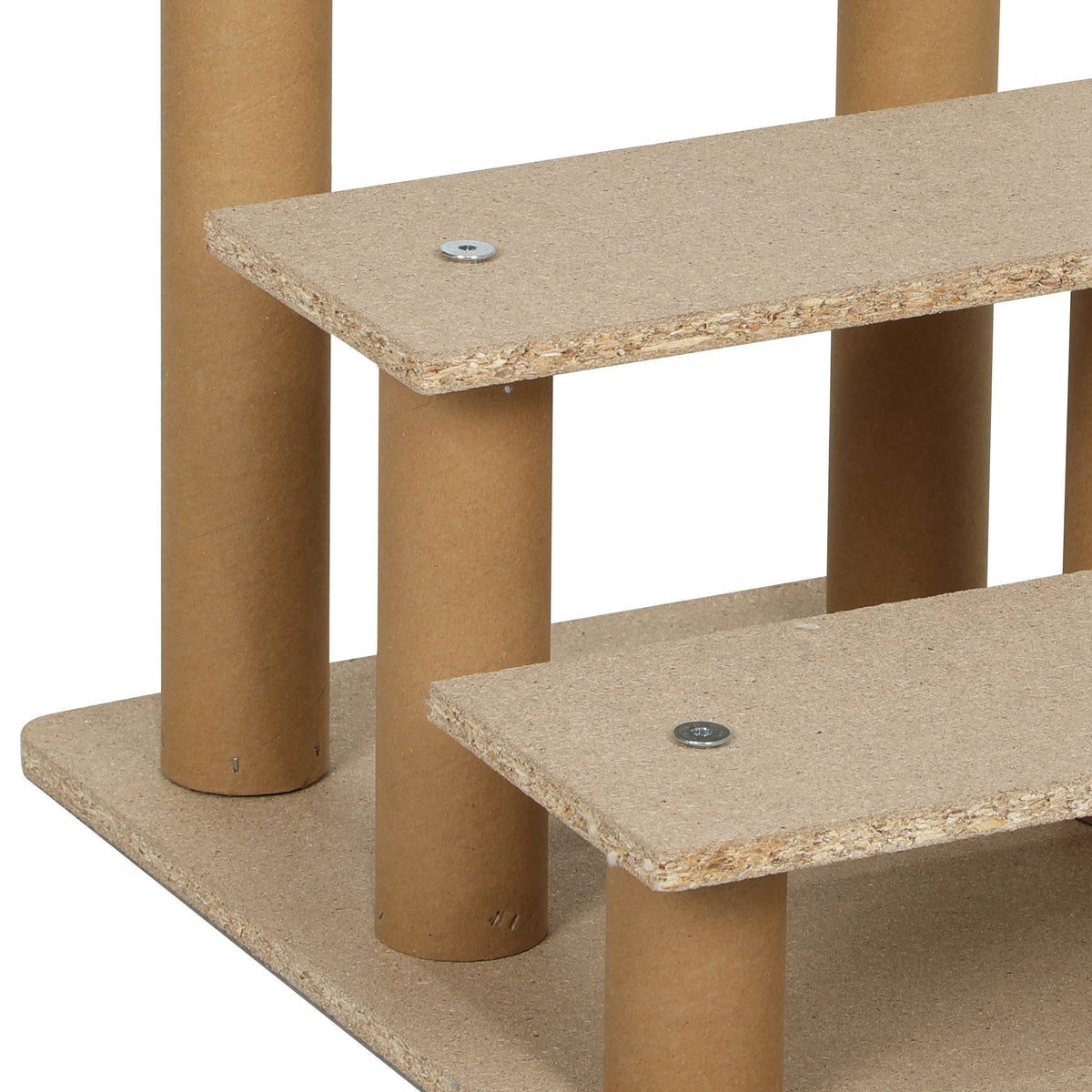Escalier pour chien à 3 marches escalier pour chat échelle antidérapante pour animaux 46 x 35 x 35 cm gris clair