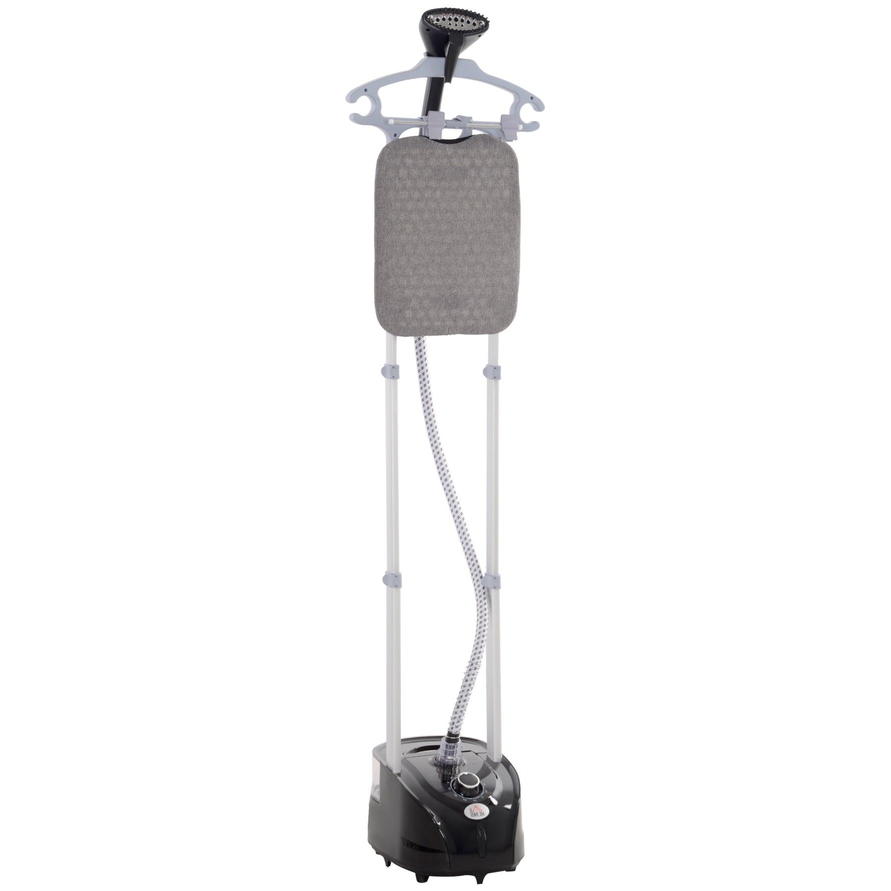 Défroisseur vapeur vertical 1950 W 32g/min, réservoir d'eau 2 L, tige télescopique, 11 températures réglables, noir