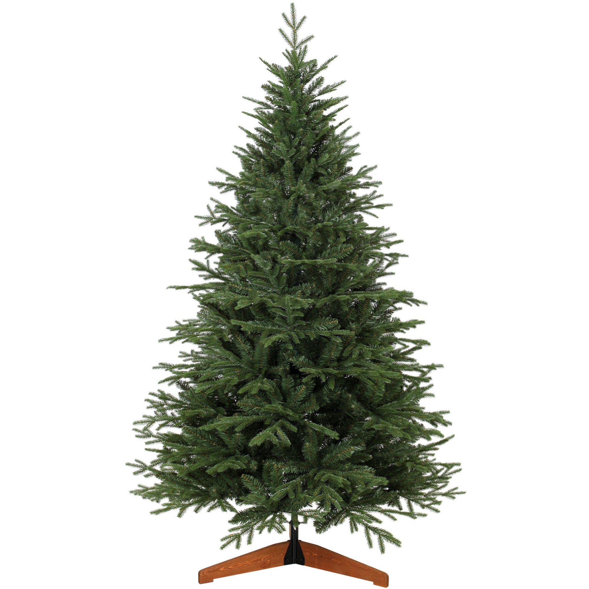 Sapin de Noël Artificiel 180 cm, Arbre de Noël, 2081 Branches Articulées en PE et PVC Ignifuge, Support en Bois Robuste-0