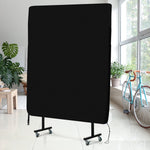 Housse de table de tennis de table ping-pong avec fermeture éclair anti-UV et housse imperméable Noir