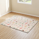 Tapis de jeu pour bébé pliable et réversible, tapis de sol en mousse épais, 180 x 150 x 1 cm, multicolore