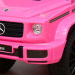 Camion porteur Enfants véhicule à pousser licence Mercedes Benz 12-36 Mois Coffre klaxon phares Rose