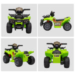 Quad buggy voiture électrique enfant quad électrique 18-36 mois 6 V 2 Km/h max. vert