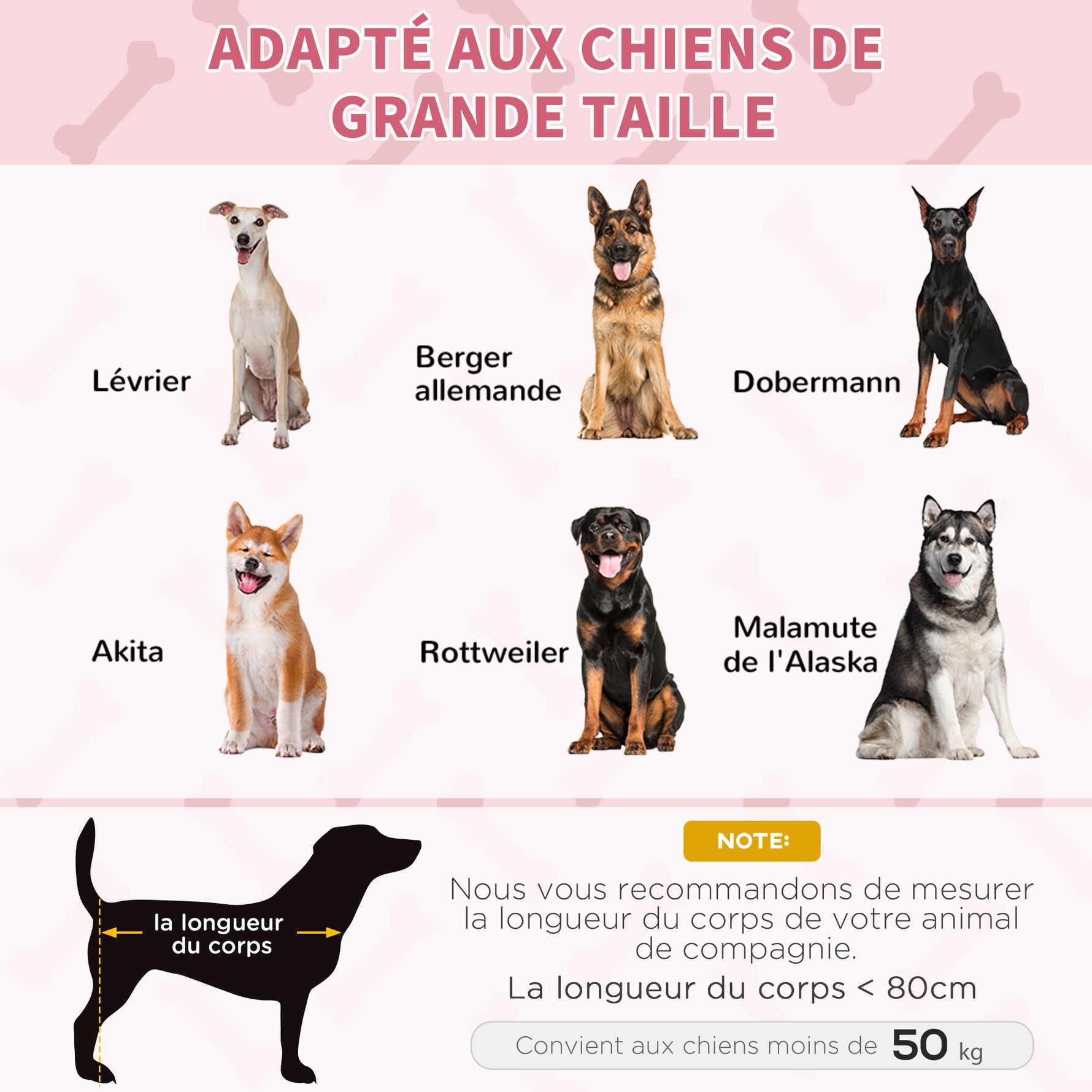 Lit sur pieds XXL pour chien chat lit de camp animal 122L x 92l x 23H cm rouge
