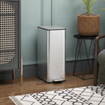 Poubelle de cuisine 20L, en acier inoxydable avec couvercle à fermeture douce, compacte avec seau intérieur amovible