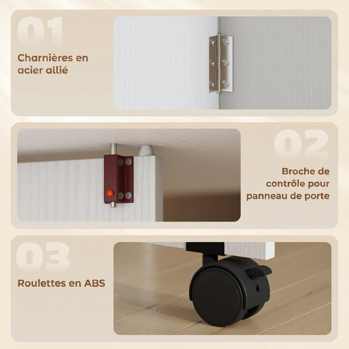 Tavolo da pranzo pieghevole, tavolo da cucina allungabile per 2-4 persone, 2 ribalte, 120 x 72 x 75 cm, bianco