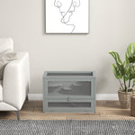 Cage pour hamsters souris petits rongeurs multi-équipements rampe plateformes toit ouvrant grillagé 60 x 35 x 42 cm gris