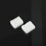 16 pcs Filtre Fontaine Eau Chat, Distributeur d'Eau filtrante pour Chat et Chien, Triple Système de Filtration, Blanc