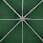 Toit de Remplacement pour Gazebo de Jardin Toile de Rechange pour pavillon tonnelle Tente 3 x 3 m Vert foncé