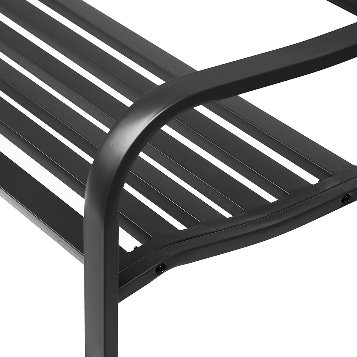 Banc de Jardin 2 Places banc extérieur jardin Style Rural Chic pour balcon terrasse patio 127 x 60 x 85 cm