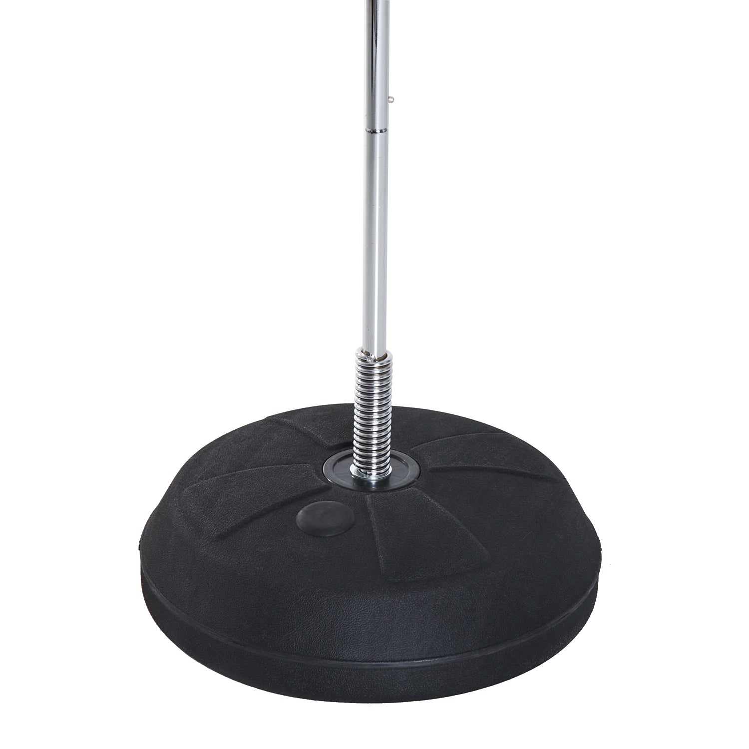 Sac de Frappe sur Pied Punching ball sur pied réglable en hauteur 126-144 cm avec gants, pompe et base de lestage pour adolescents et débutants noir
